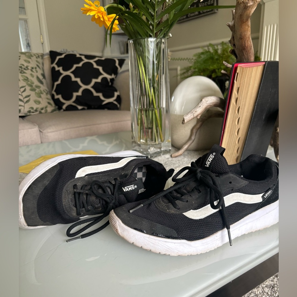 Vans Black and White Sneakers